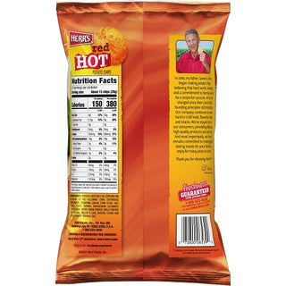 Herr Brands Red Hot Chips, 2.5 Ounce, 12 Per Case