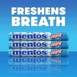 Mentos Roll Chewy Mints, 1.32 Ounce, 15 Per Pack, 24 Per Case