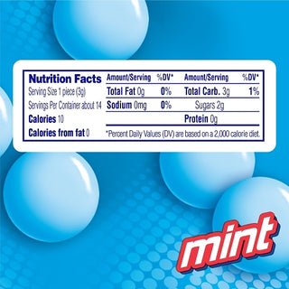 Mentos Roll Chewy Mints, 1.32 Ounce, 15 Per Pack, 24 Per Case