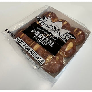 King's Hawaiian Sweet Pretzel Pre-Sliced Slider Buns, 5.5 Pound, 8 Per Case