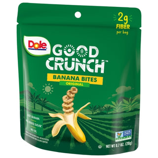 Healthy Snacks Good Crunch Original Banana Bites, 0.7 Ounce, 12 Per Case
