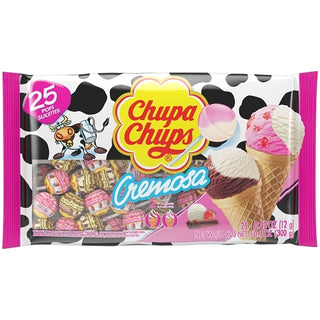 Chupa Chups Cremosa Lollipops, 25 Piece, 12 Per Case