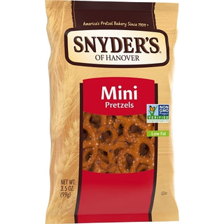 Snyder's Of Hanover Mini Pretzels, 3.5 Ounce, 8 Per Case