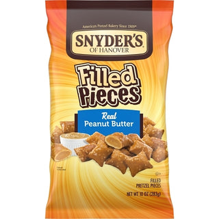Snyder's Of Hanover Peanut Butter Filled Pretzel Pieces, 10 Ounce, 12 Per Case