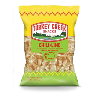 Turkey Creek Salt & Vinegar Pork Skins, 2 Ounce, 12 Per Case