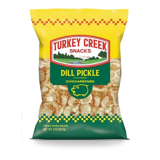 Turkey Creek Salt & Vinegar Pork Skins, 2 Ounce, 12 Per Case
