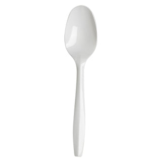 Dixie Medium Weight Polypropylene White Teaspoon, 1000 Count