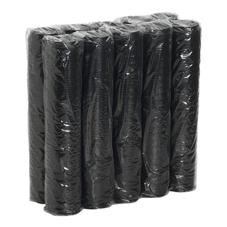 Dixie Black Dome Lid Fits Perfectouch 12 And 16 Ounce Paper Hot Cup, 100 Count, 10 Per Case