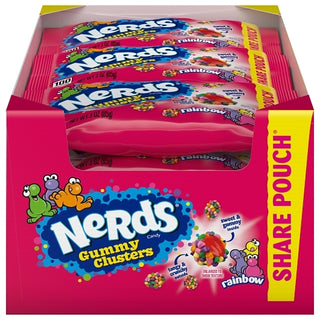 Nerds Clusters Share Pack, 3 Ounce, 12 Per Pack, 4 Per Case