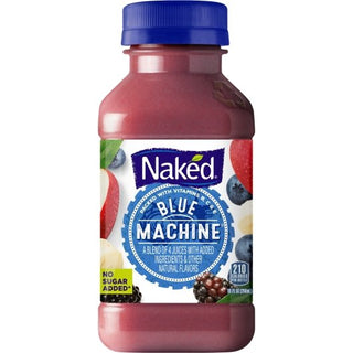 Naked 100% Blue Machine Juice Blend, 10 Fluid Ounce, 8 Per Case