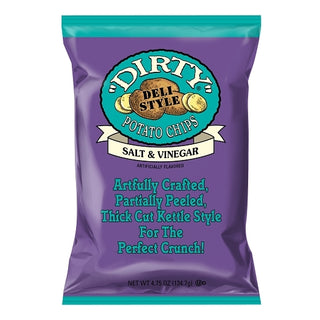 Dirty Salt & Vinegar Chips, 4.75 Ounce, 12 Per Case