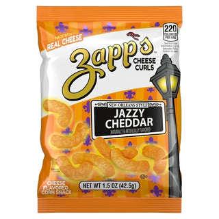 Zapps Cheese Curl, 1.5 Ounce, 60 Per Case