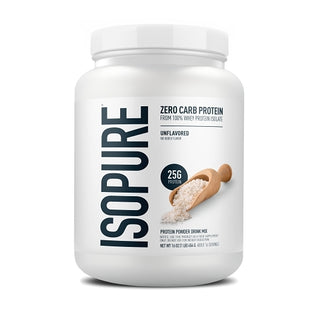 Isopure Low Carb Unflavored Powder, 1 Pound, 4 Per Case