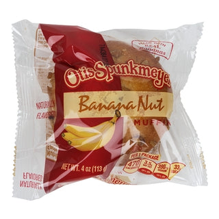 Otis Spunkmeyer Individually Wrapped Banana Nut Muffins, 4 Ounce, 24 Per Case
