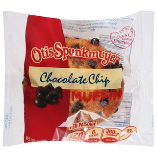 Otis Spunkmeyer Individually Wrapped Chocolate Chip Muffin, 4 Ounce, 24 Per Case
