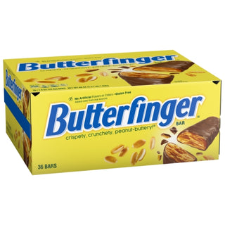Butterfinger Singles Chocolate Bars, 1.9 Ounce, 36 Per Pack, 8 Per Case