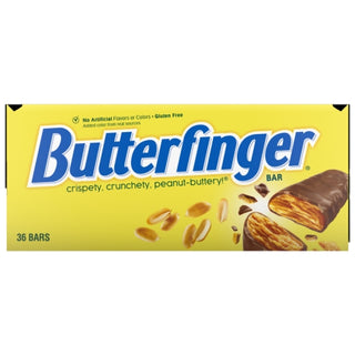 Butterfinger Singles Chocolate Bars, 1.9 Ounce, 36 Per Pack, 8 Per Case