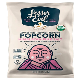 Lesserevil Popcorn Himalayan Pink Salt, 0.88 Ounce, 18 Per Case