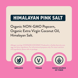Lesserevil Popcorn Himalayan Pink Salt, 0.88 Ounce, 18 Per Case