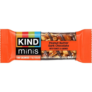 Kind Snacks Mini Peanut Butter Dark Chocolate Bar, 7 Ounce, 8 Per Case