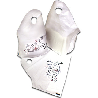 Pak-Sher Carry-Out Bag, 34X21x14 White, 250 Each