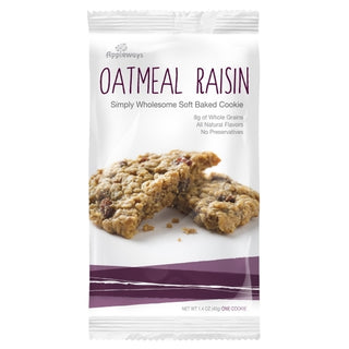 Appleways Individually Wrapped Whole Grain Oatmeal Raisin Cookie, 1 Count, 160 Per Case