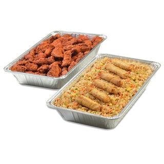 D & W Fine Pack Half Size Deep Steam Table Foil Pan, 100 Each, 100 Per Pack