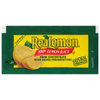 Portion Pac Realemon Lemon Juice, 4 Gram, 200 Per Case