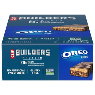 Builders Oreo Protein Bar, 2.4 Ounce, 12 Per Pack, 12 Per Case