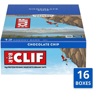 Clif Chocolate Brownie Snack Bar, 2.4 Ounce, 12 Per Pack, 16 Per Case