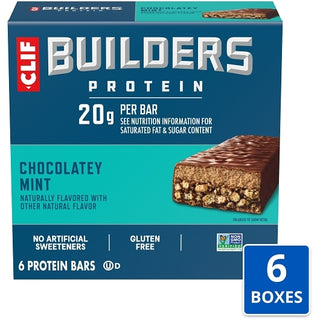 Builders Chocolate Peanut Butter Stacked Bar, 2.4 Ounce, 6 Per Pack, 6 Per Case