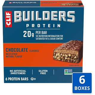 Builders Chocolate Peanut Butter Stacked Bar, 2.4 Ounce, 6 Per Pack, 6 Per Case