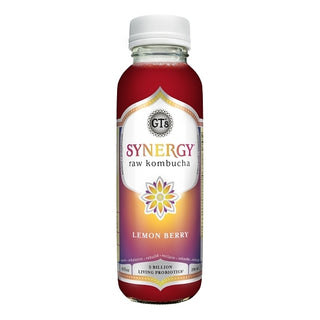 Gt's Synergy Kombucha Organic Lemon Berry, 10 Fluid Ounce, 12 Per Case