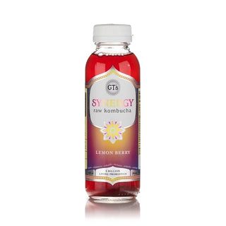 Gt's Synergy Kombucha Organic Lemon Berry, 10 Fluid Ounce, 12 Per Case