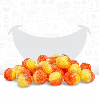 Crazy Candy Peach Puffs, 2.4 Ounce, 12 Per Case