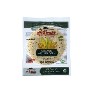 Mi Rancho Blended Organic Artisan Corn Tortilla, 8.466 Ounce, 6 Per Pack, 10 Per Case