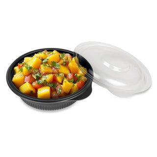 D & W Fine Pack Cruiser 10 Ounce Small Black Bowl, 50 Each, 50 Per Pack, 10 Per Case