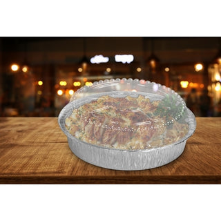 Hfa Handi-Foil Plastic Dome Lid For 7" Round Pan, 500 Each