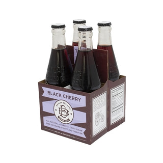 Boylan Bottling Black Cherry Soda, 12 Fluid Ounce, 4 Per Pack, 6 Per Case