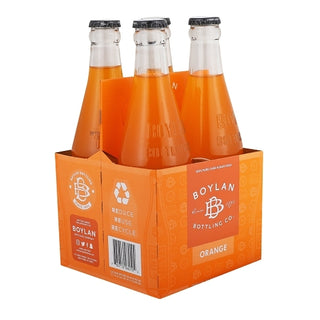 Boylan Bottling Orange 6/4 Pack, 12 Fluid Ounce, 4 Per Pack, 6 Per Case
