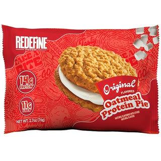 Redefine Foods Original Marshmallow Oatmeal Protein Pie Case Shipper, 2.47 Ounce, 8 Per Pack, 2 Per Case