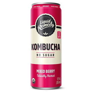 Liquid Remedy Kombucha Mixed Berry, 12 Fluid Ounce, 12 Per Case