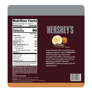 Hersheys Milk Chocolate Caramel Banana, 8 Ounce, 8 Per Case