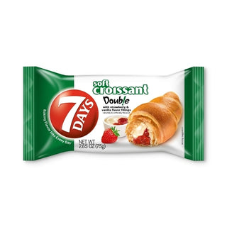 7 Days Strawberry & Vanilla Croissant, 2.65 Ounce, 6 Per Pack, 4 Per Case
