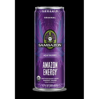 Sambazon Inc Original Amazon Acai Berry Organic Energy Drink, 12 Fluid Ounce, 12 Per Case