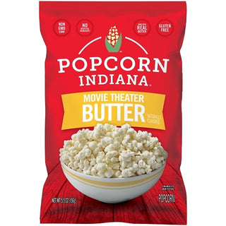 Popcorn Indiana Movie Theater Butter Popcorn, 5.5 Ounce, 6 Per Case