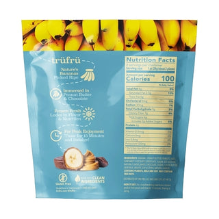 Tru Fru Bananas In Peanut Butter, 8 Ounce, 6 Per Case