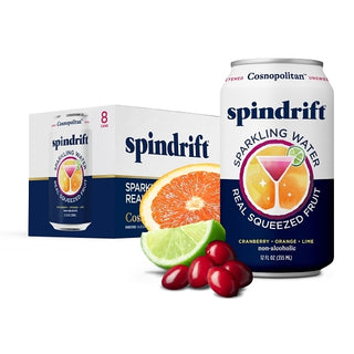 Spindrift Cosnopolitan Sparkling Water, 12 Fluid Ounce, 8 Per Pack, 3 Per Case
