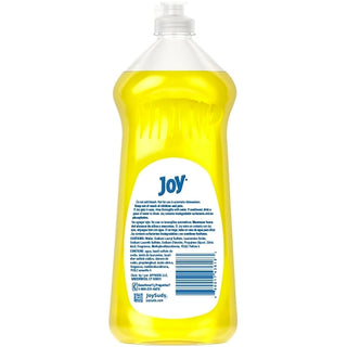 Joy Non-Ultra Lemon Scent Dishwashing Liquid, 25 Fluid Ounce, 10 Per Case