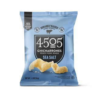 4505 Meats Jalapeno Cheddar Chicharrones, 1.1 Ounce, 12 Per Case